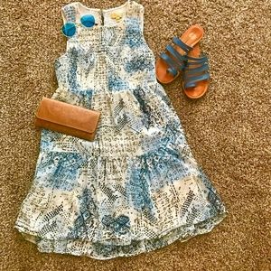 Juniors' Princess Vera Wang Smocked Babydoll Dress